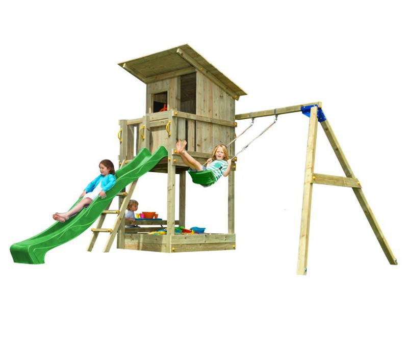 Parque Infantil Beach Hut L Con Columpio Individual PoolFunStore