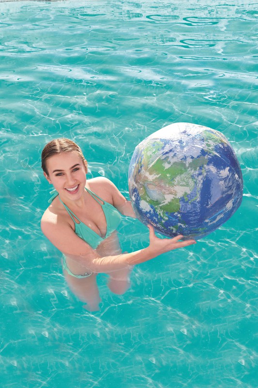 Ballon De Plage Gonflable Bestway Globe Terrestre 61 Cm PoolFunStore