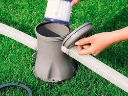 How to change the filter of a removable pool