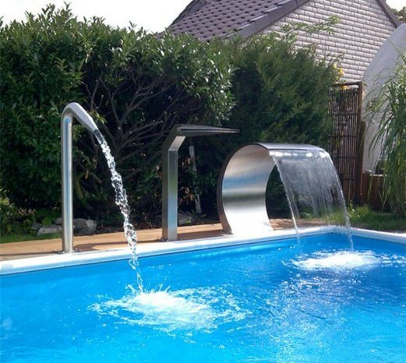 Como instalar una cascada decorativa en tu piscina Vista HTML Nota Palabras  claves destacadas — PoolFunStore
