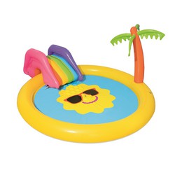 Piscina de Bolas Hinchable Infantil León con 50 Bolas de Colores Bestway  111x98x61,5 cm — PoolFunStore