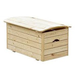 Children's wooden chest