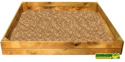 Caixa de areia de madeira MS