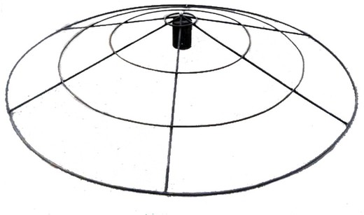 järnring för paraply (olika åtgärder)