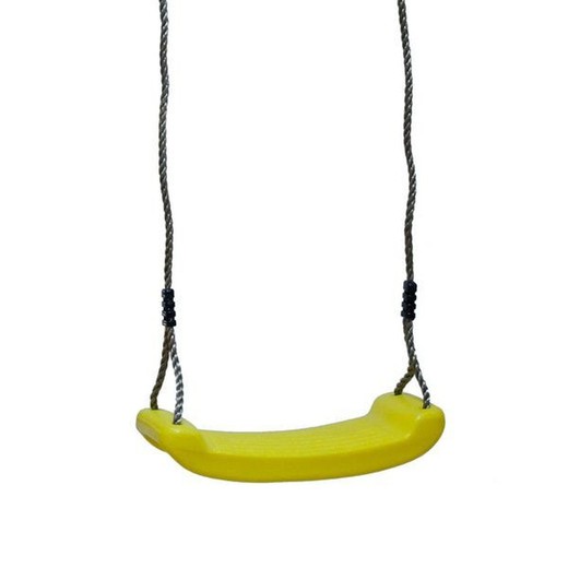 Plastic Yellow Swing Seat Outdoor Toys 43 cm