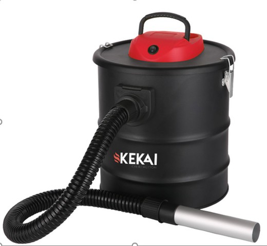 Aspiradora de ceniza negro trajano 18 l. 1200w con filtro Hepa Kekai