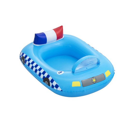 Barca Hinchable Coche de Policía Bestway 88X66X32 cm con Sonido de Sirena Policia Mayores de 3 Años