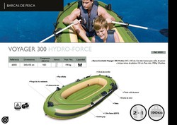 Barca hinchable Hydro-Force 186 x 100 cm Bestway — PoolFunStore