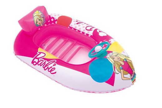 Fashion inflatable boat 114x71cm Barbie