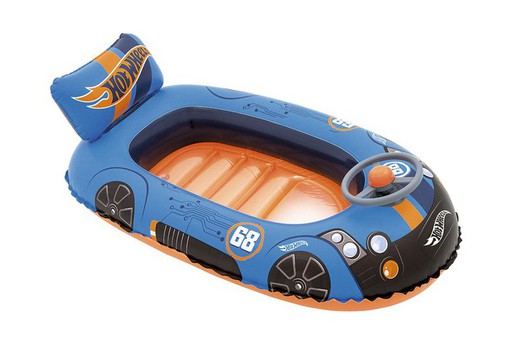 Velocidade 112x71cm Hotwheels barco inflável