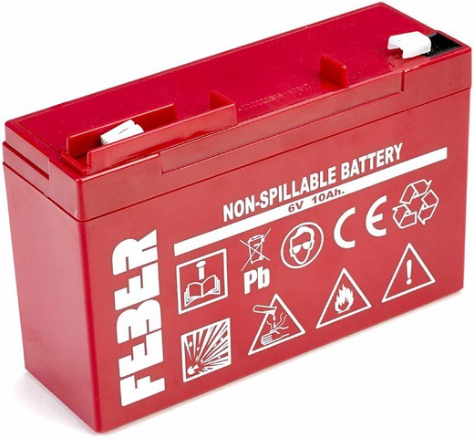 Feber rechargeable battery 6V 10AH