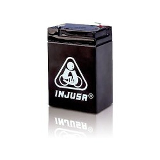 Επαναφορτιζόμενη μπαταρία Injusa 6 volts 4,5 Amps