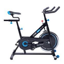 Bicicleta Ciclo Indoor Fytter Rider RI-0X 120x50x108 cm 7 Funciones, Pulsómetro, Inercia 14 Kg y Resistencia Regulable
