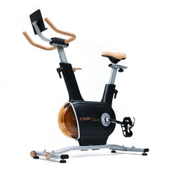 Bicicleta estática motorizada Keboo Fitness Serie 900 Black con frenado magnético