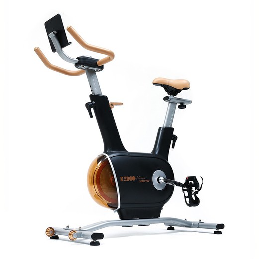 Keboo Fitness Series 900 Black Motorized Exercise Bike with Magnetic Brakes