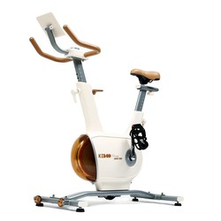 Bicicleta estática motorizada Keboo Fitness Serie 900 White con frenado magnético