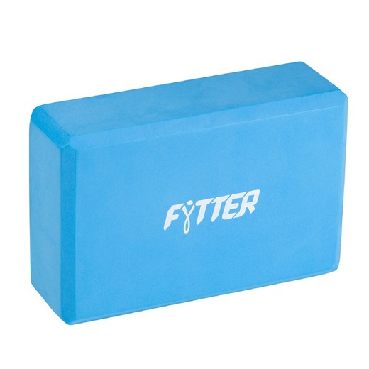 Blok do jogi Fytter Yoga & Pilates 23x8x15 cm Wykonany z pianki EVA, kolor niebieski