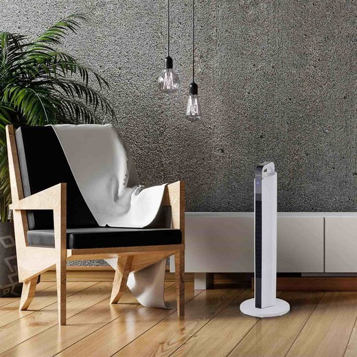 Kekai Oscillating Ceramic Heater Touch Screen Tower 2000 W with Remote 31x31x89 cm