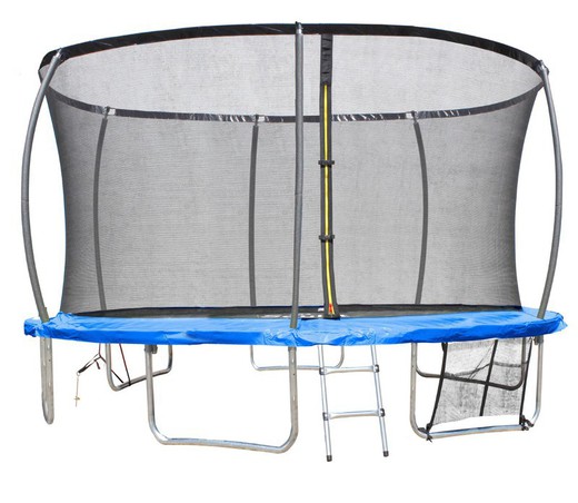 Trampolin med Soulet beskyttelsesnet Ø427cm (4270x4270x2600 mm)