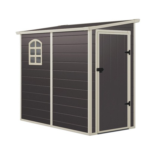 Cabine de resina lateral Gardiun Tipo 2.12 m2 191x111x195 cm cinza antracite