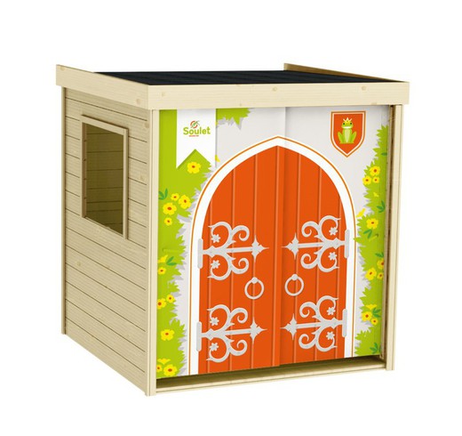 Cabana infantil de madeira Soulet Princesa (1240x1250x1320 mm)