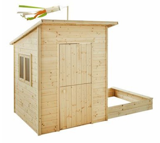 Soulet Springs wooden children's hut (2640x1600x1600 mm)