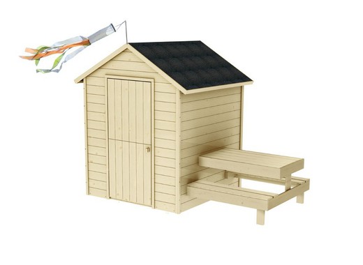 Soulet Tiana wooden children's hut (2210x1270x1620 mm)