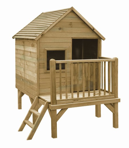 Drewniana chatka dla dzieci Soulet Windy (1750x1550x2100 mm)