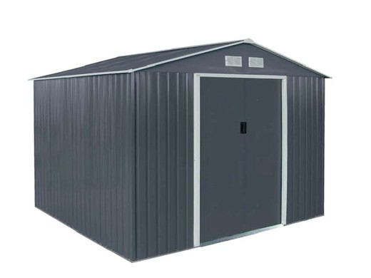 indiana metal shed - gray (8.84 m2)