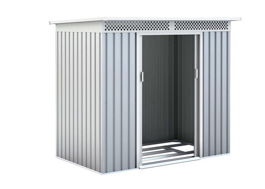 Cabine de metal Kingston Silver / White 3m2 Exterior