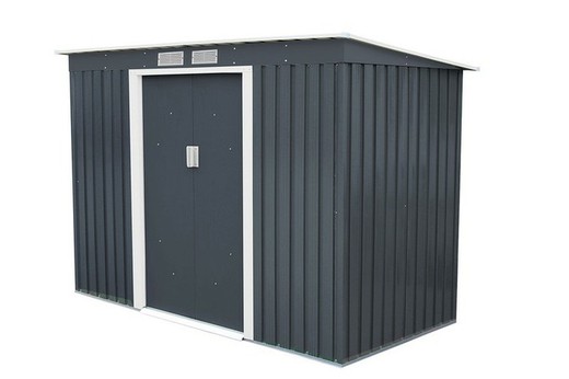 Caseta Metálica Gardiun Reading 3,16 m² Exterior 121x261x176 cm Acero Galvanizado