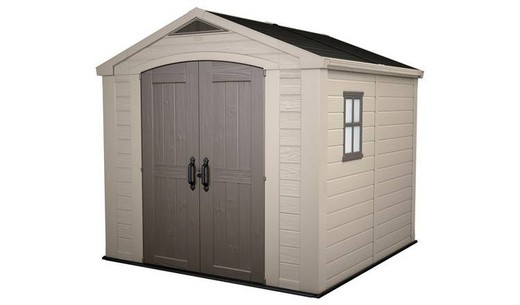 Keter Factor 8X8 Outdoor Storage Shed 8.4ft x 8.4ft x 8ft