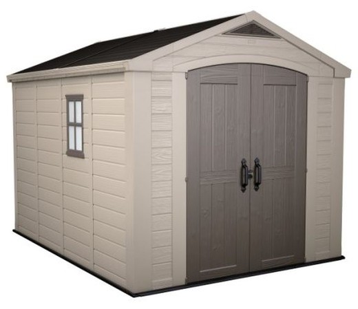 Keter Factor 8X11 Outdoor Storage Shed 8.4ft x 10.9ft x 8ft