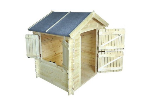 Lukas wooden children's house 105x130cm