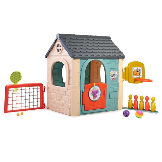 Domek dla dzieci Feber Casual 6 Activity House (232x138x124 cm)