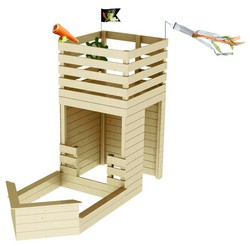 Soulet Hacker Houten Speelkasteel (1330x2280x3150 mm)