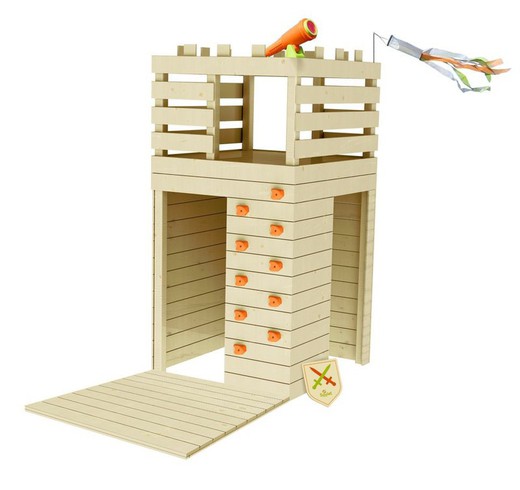 Soulet Knight Wooden Play Castle (1180x2470x2350 mm)