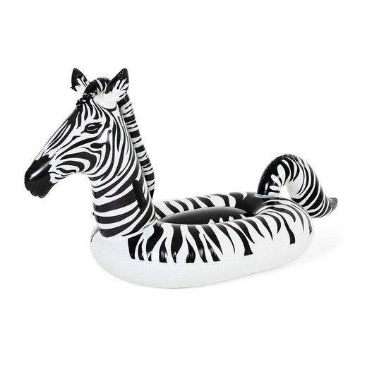 Bestway Inflatable Zebra 254x142 cm with Handles and Battery Powered Led Lights