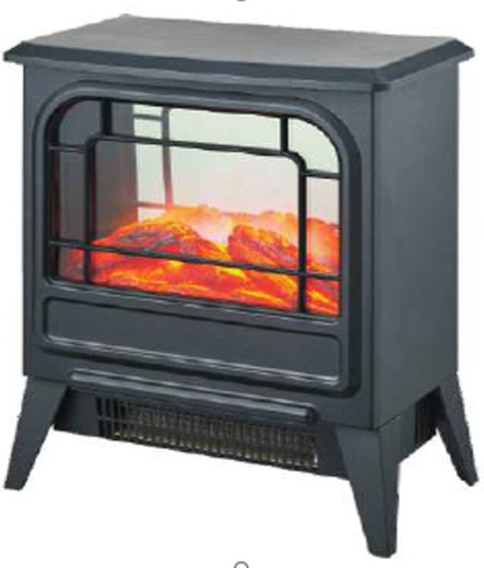 Electric fireplace with simulation fire NEBRASCA 1,950 W. Kekai
