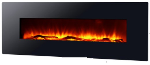 Elektrisk pejs med væg / bord med flammeeffekt og varmelegeme 2000 W KENTUCKY Kekai