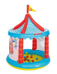 Φουσκωτό τσίρκο 104x137cm με 25 μπάλες μυρίζει Fisher Price