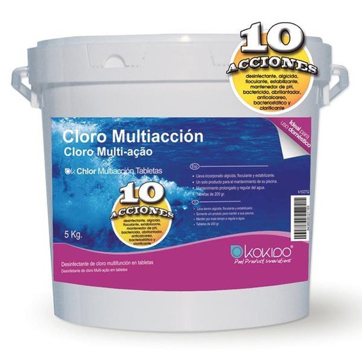 Chloor Multiaction K2O 10 Acties 5 kg