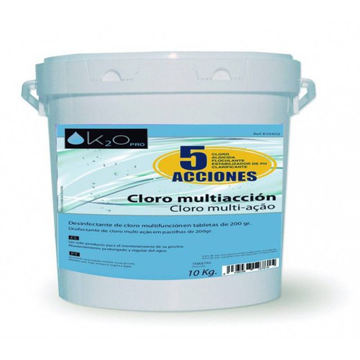 Chlorine Multiaction K2O 5 Handlinger 10 kg