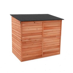 Gardiun Pool exterior wooden closet shed 137x91x120 cm.