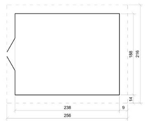 Caseta De Madera Machihembrada Gardiun Alexander Ii - 5,52 M²