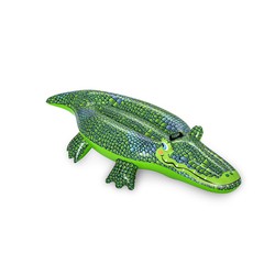 Uppblåsbar krokodil Bestway för barn 148x67x29 cm Grön över 3 år