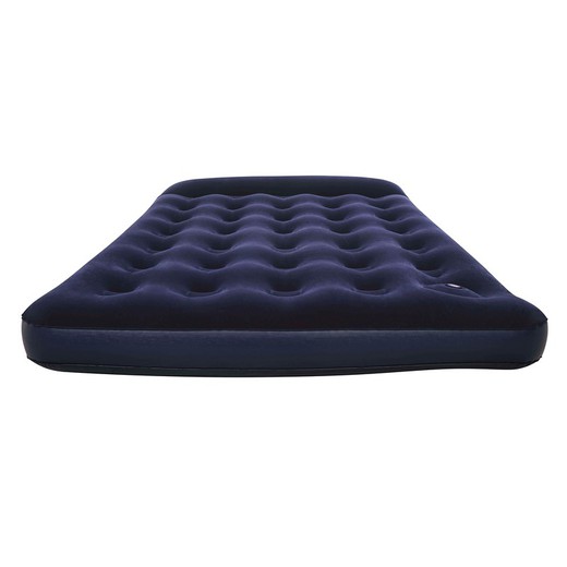 Colchon Flocado de Camping Flocked Air Bed Double 191X137X22cm. con Bomba de Pie Integrada Bestway