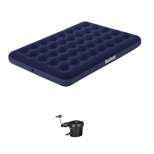 Matelas Gonflable Double Bestway 191x137x22 cm Gonfleur Électrique