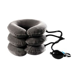 Siluet Inflatable Cervical Collar Support Pillow for Neck and Vertebras | Unisex | Ultrasoft Blue Adjustable Universal Size