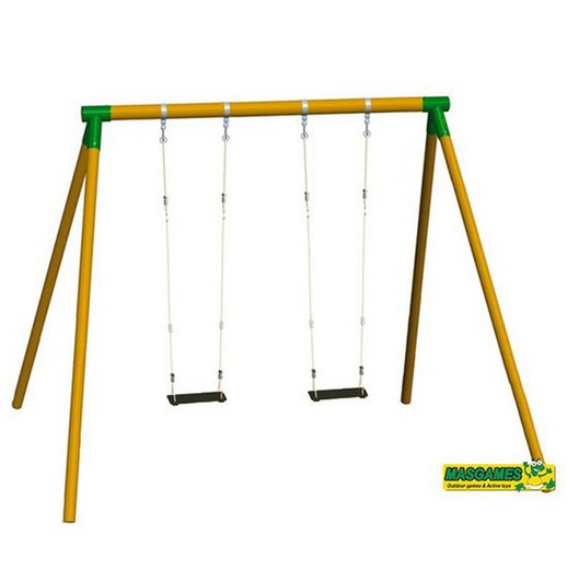 Adult Fuji Wooden Swing with Ropes